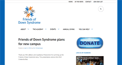Desktop Screenshot of friendsofdownsyndrome.org